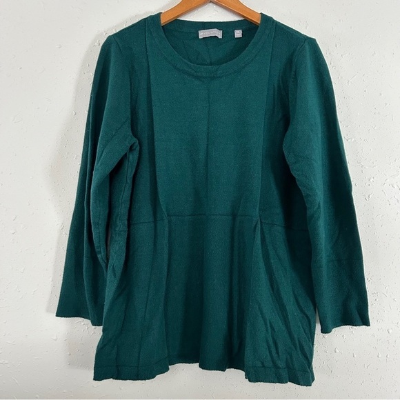🦋 Evolution by Cyrus Teal Green Crewneck Sweater Comfy Winter XXL - Picture 1 of 6
